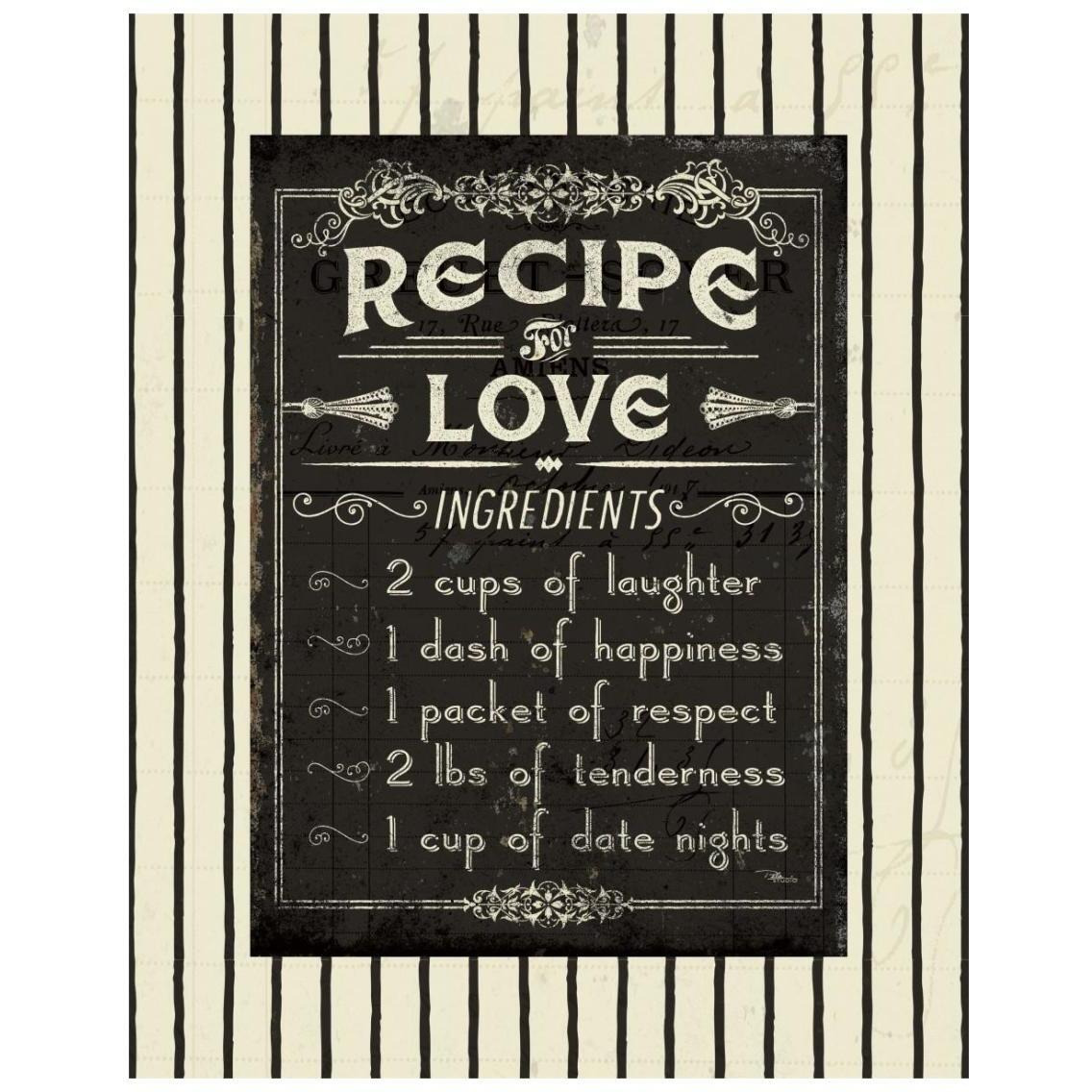 Life Recipies I Border -Paper Art-22&quotx26"