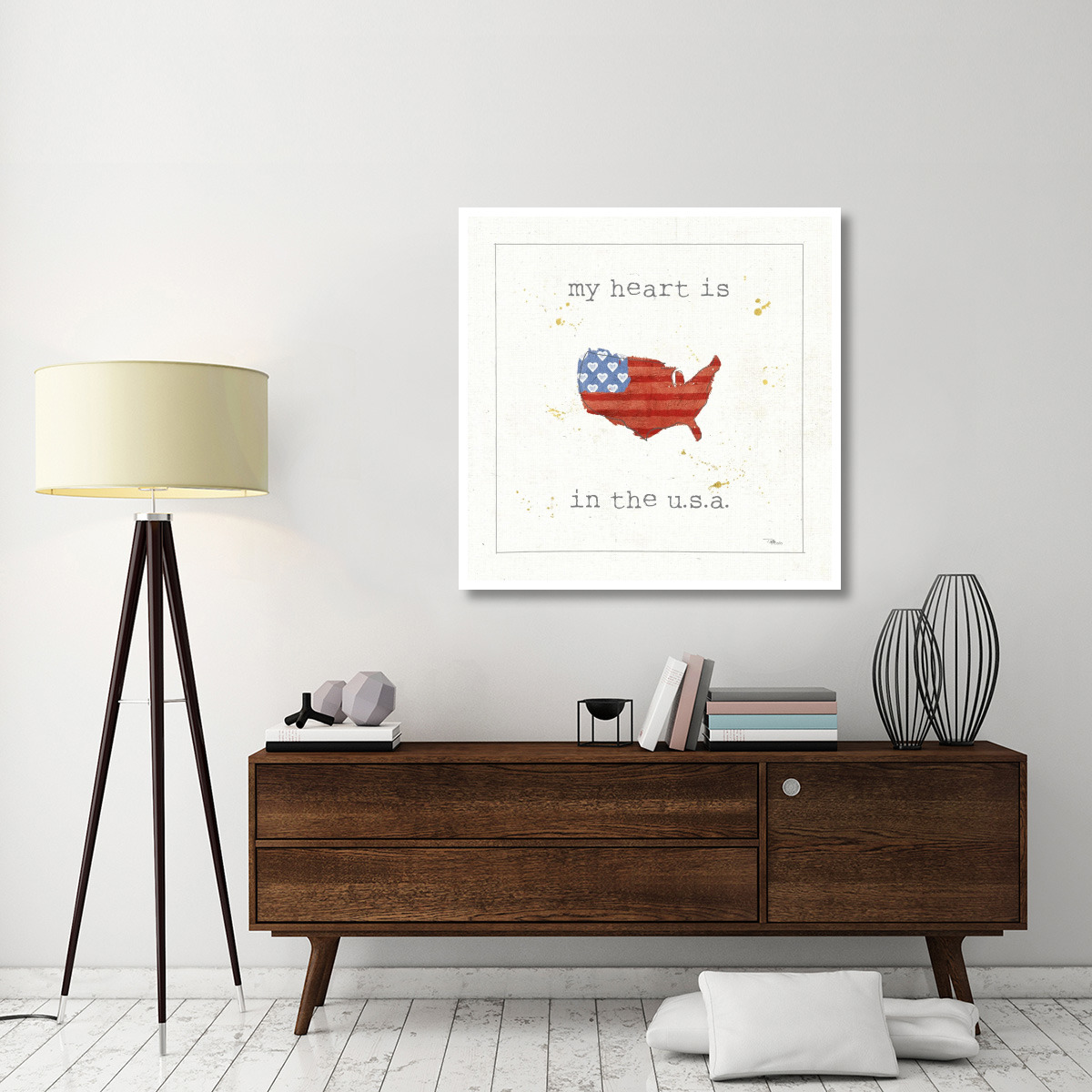 USA Cuties II -Paper Art-42&quotx42"