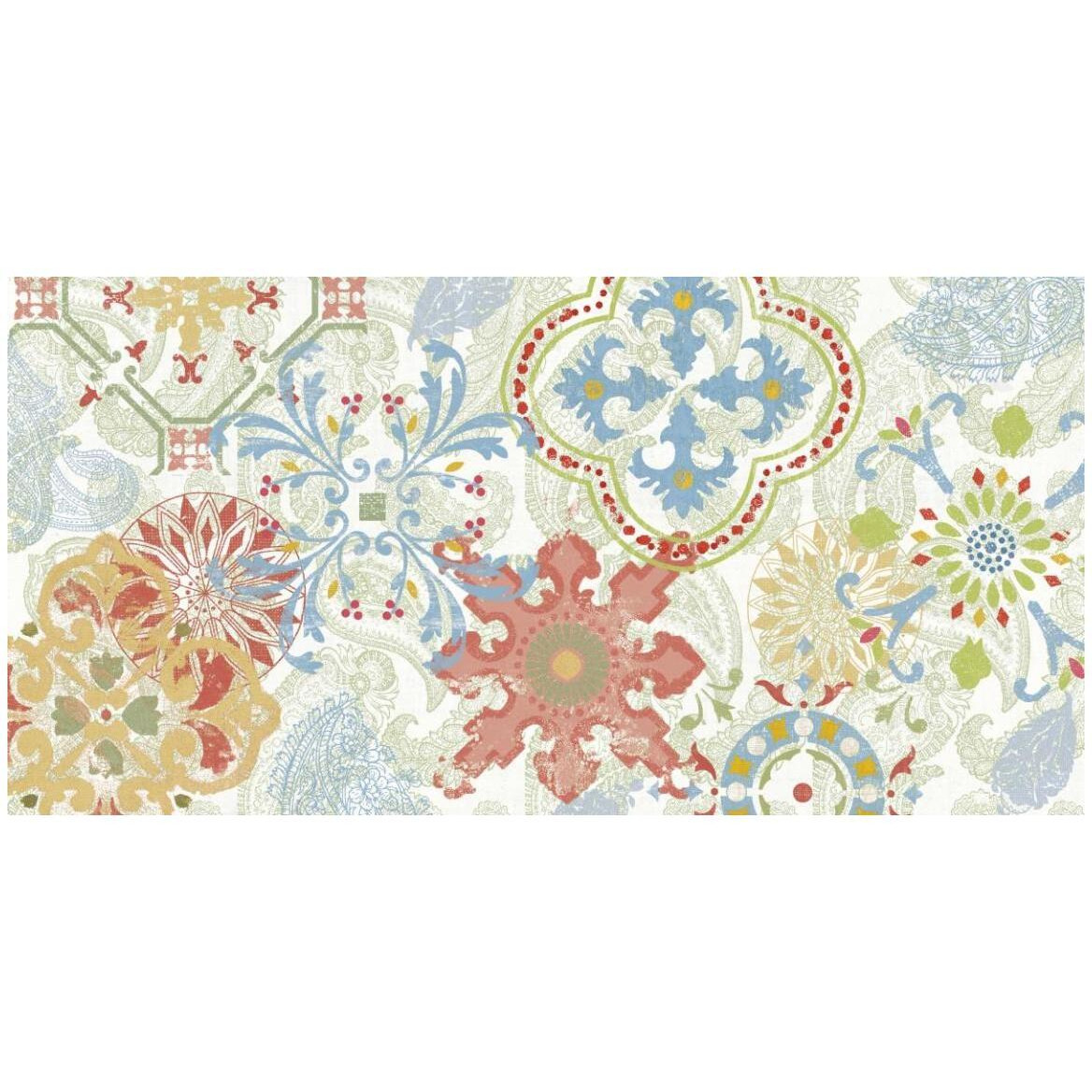 Crimson Stamps I Spring -Paper Art-50&quotx26"