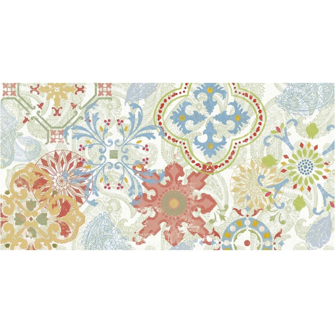 Crimson Stamps I Spring -Paper Art-74&quotx38"