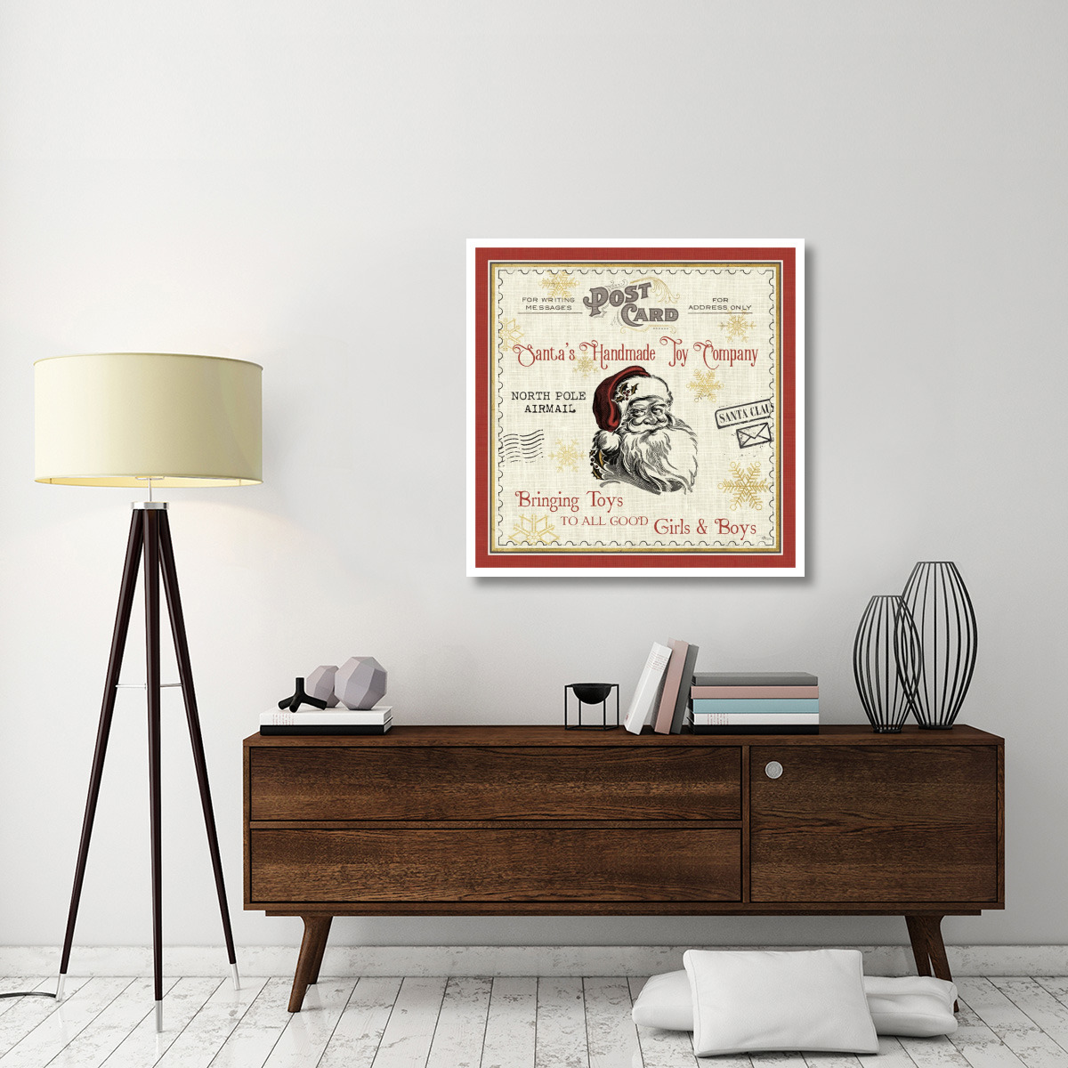 North Pole Express I -Paper Art-38&quotx38"
