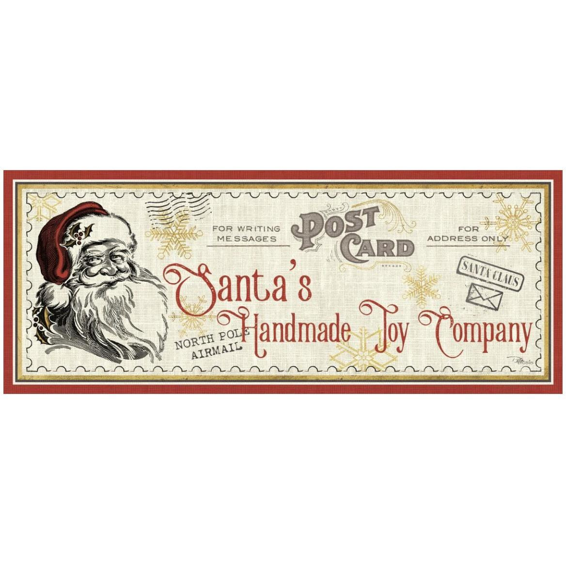 North Pole Express V -Paper Art-52&quotx22"