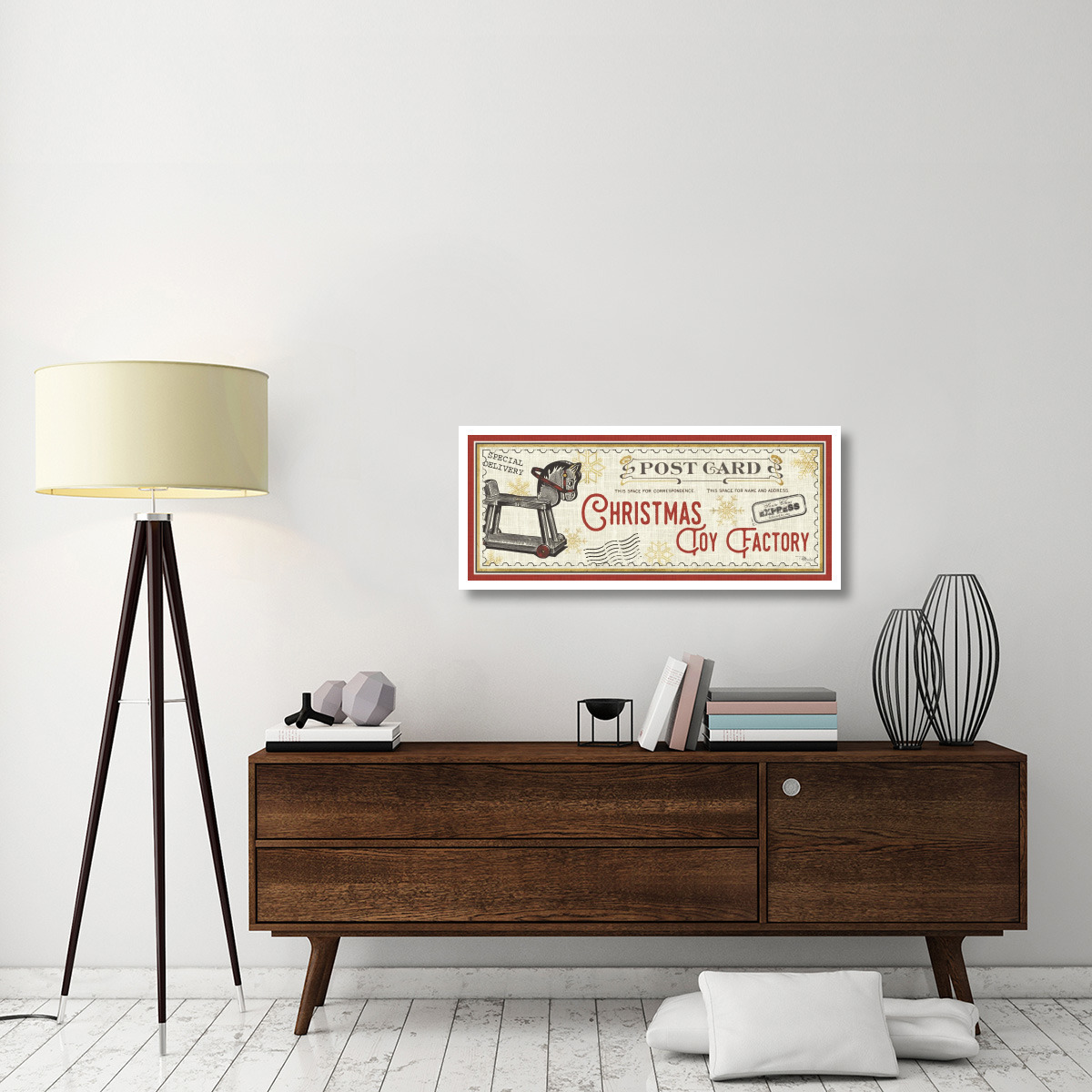 North Pole Express VII -Paper Art-42&quotx18"