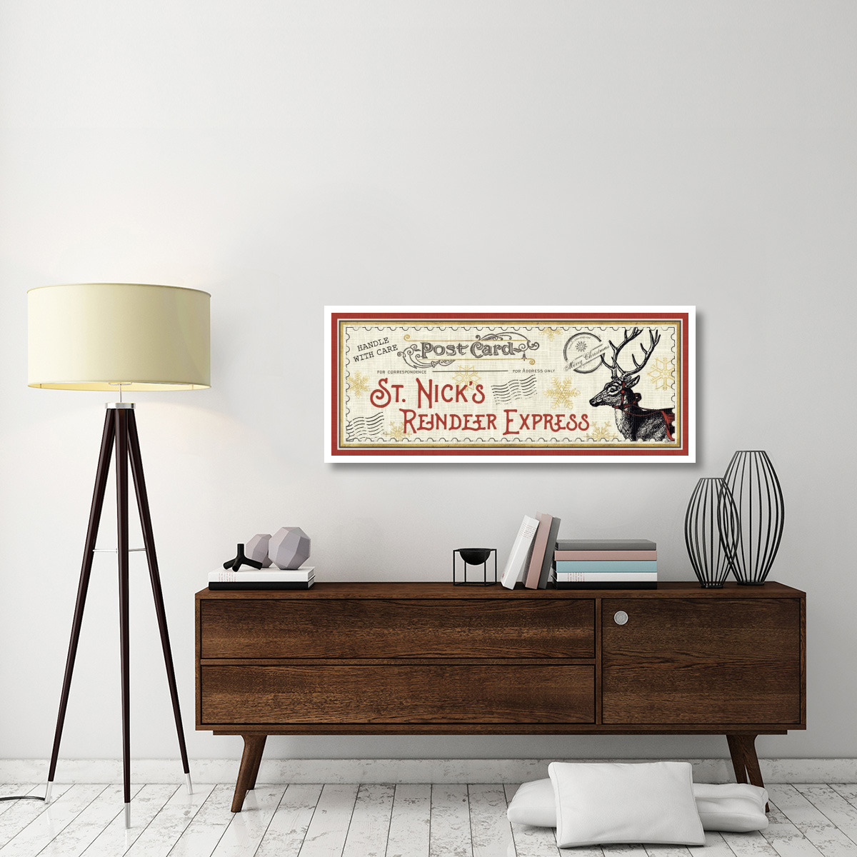North Pole Express VIII -Paper Art-52&quotx22"