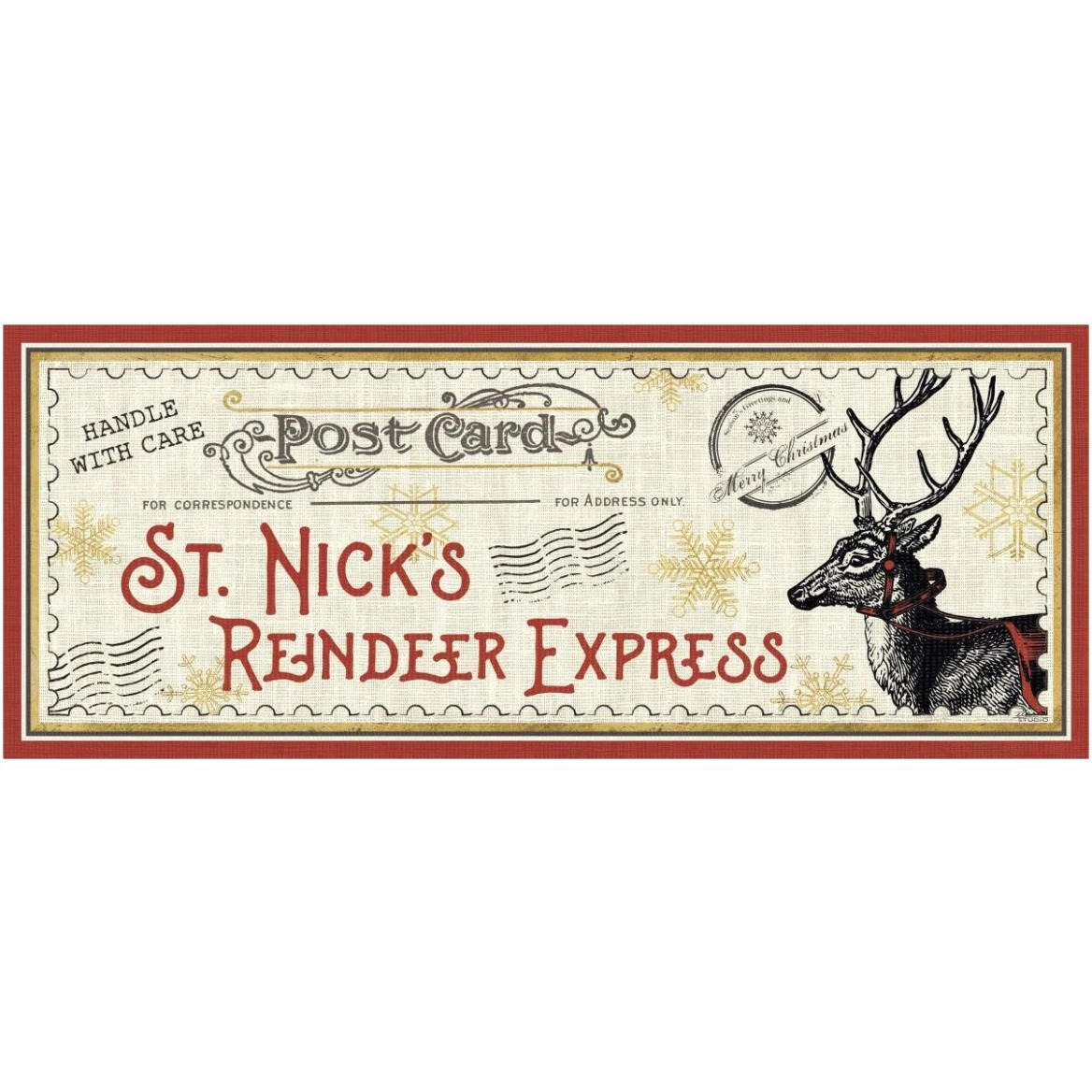 North Pole Express VIII -Paper Art-62&quotx26"