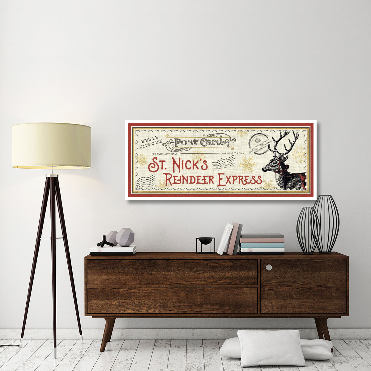North Pole Express VIII -Paper Art-62&quotx26"