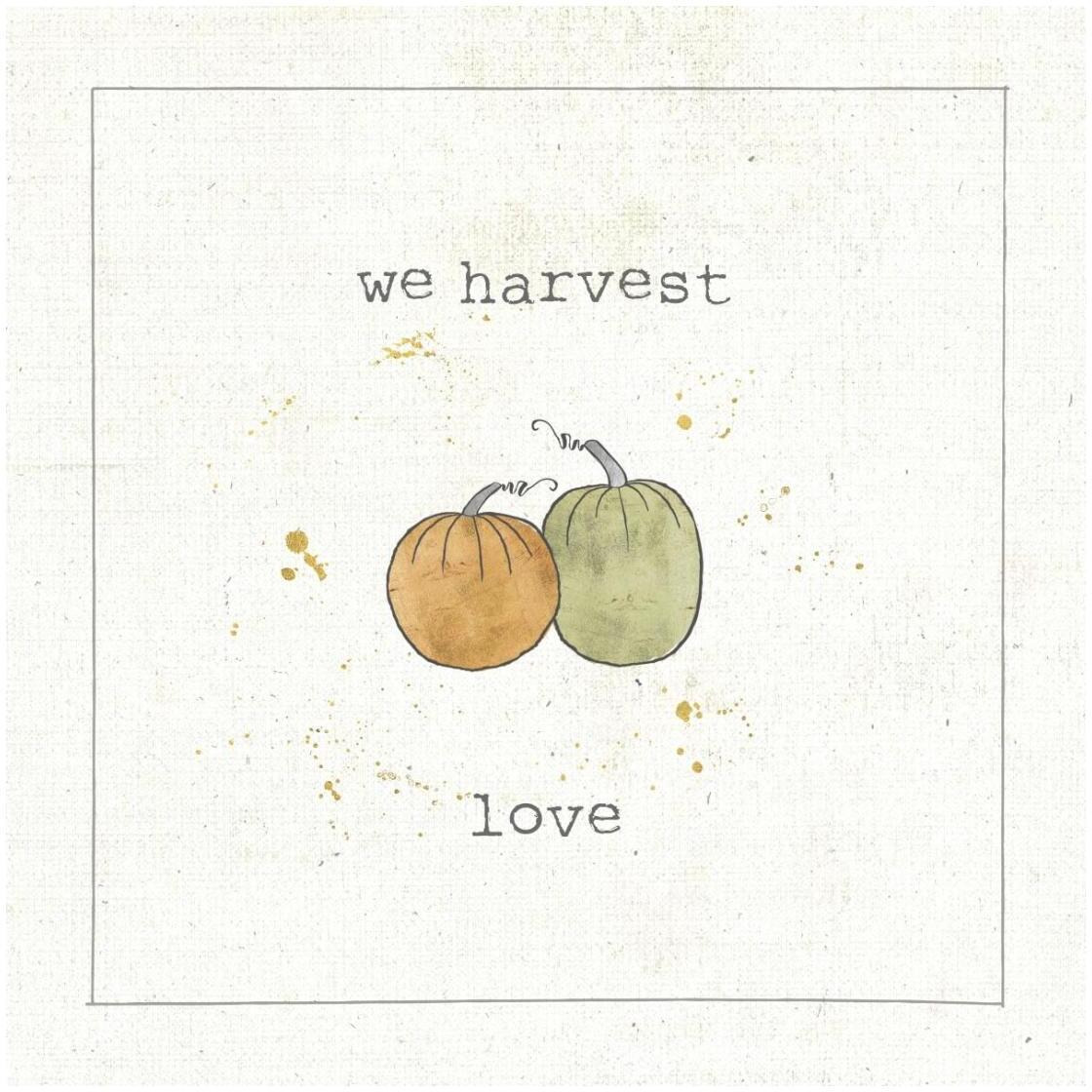 Harvest Cuties I -Paper Art-26&quotx26"