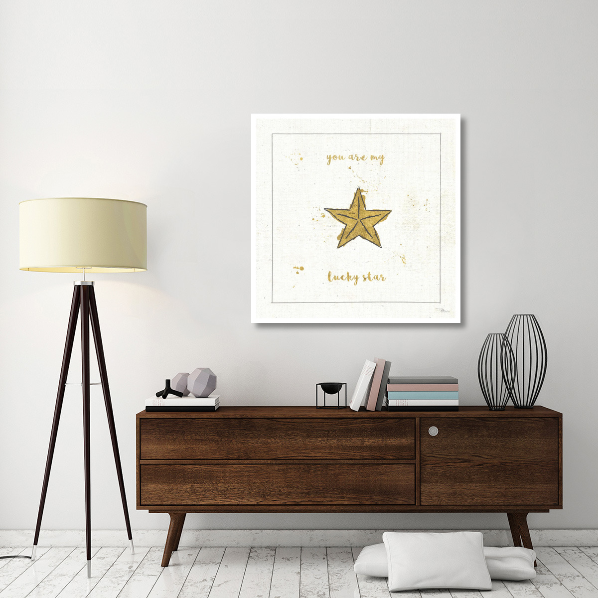Lil Memos IX Cursive -Paper Art-42&quotx42"