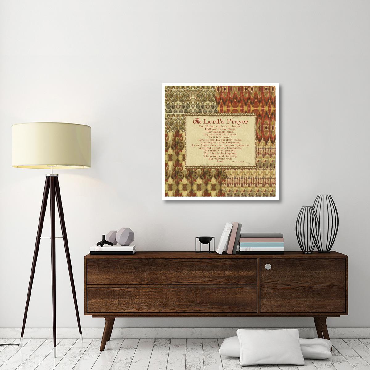 Mirage Words III Sq -Paper Art-38&quotx38"