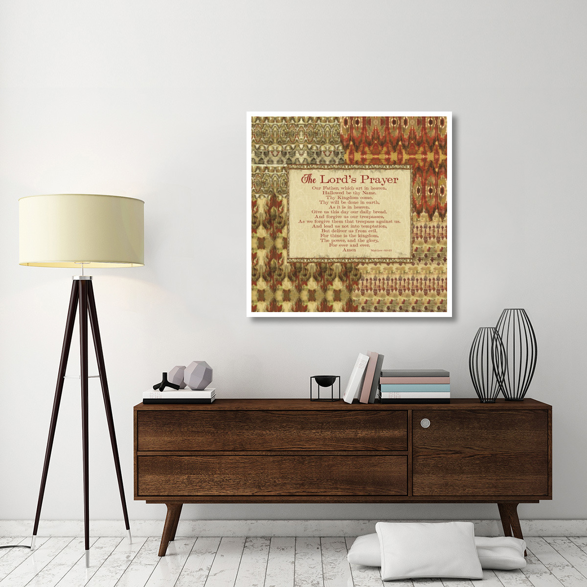 Mirage Words III Sq -Paper Art-42&quotx42"