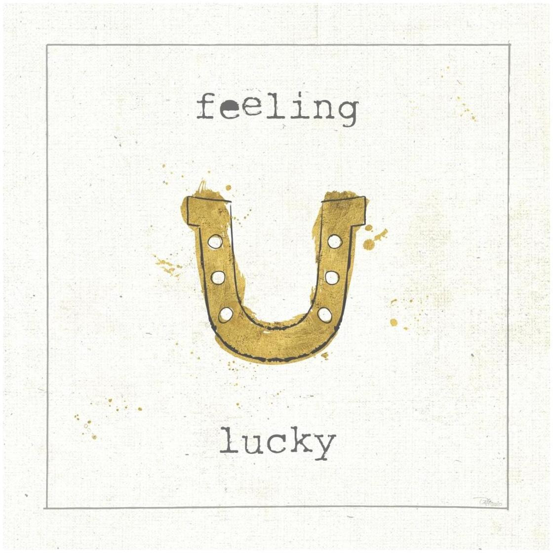 Lil Memos Feeling Lucky -Paper Art-26&quotx26"