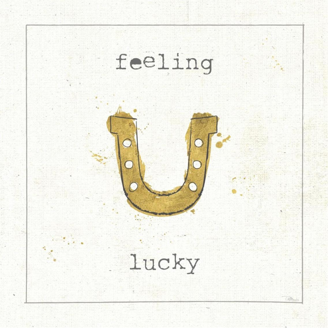 Lil Memos Feeling Lucky -Paper Art-38&quotx38"