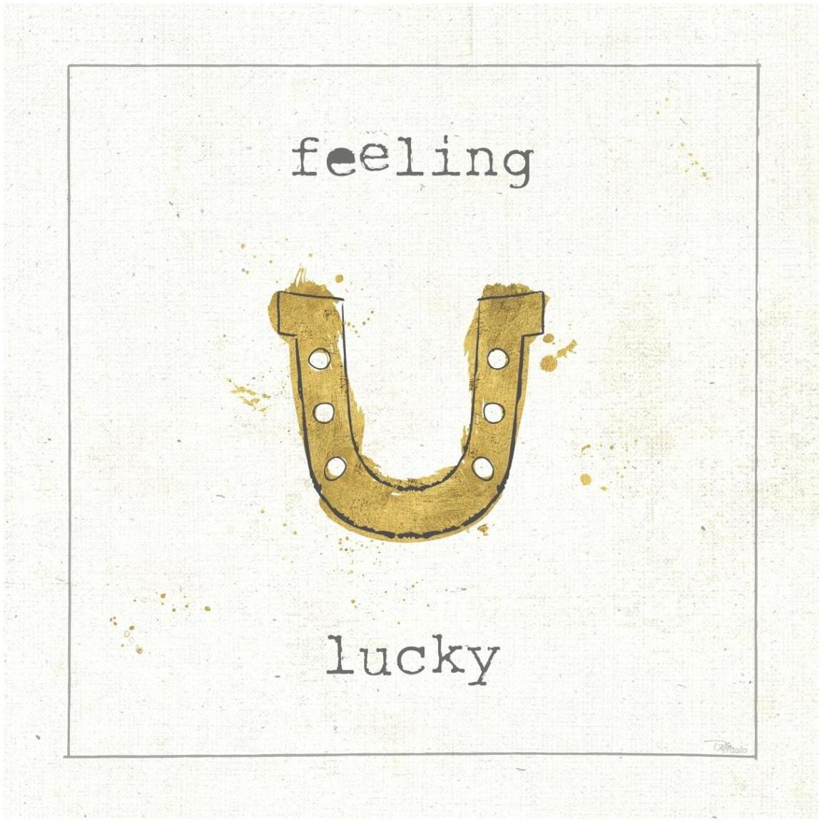 Lil Memos Feeling Lucky -Paper Art-42&quotx42"