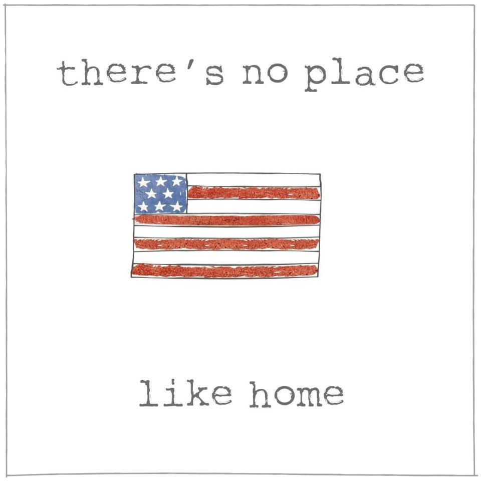 USA Cuties I on White -Paper Art-26&quotx26"