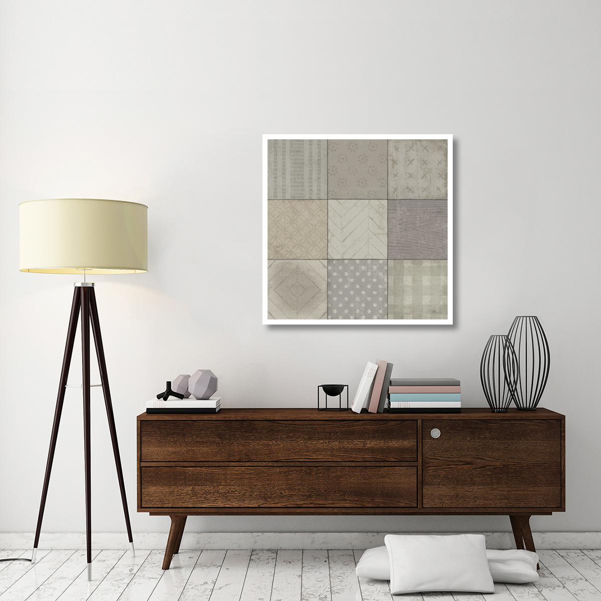Country Collage II -Paper Art-38&quotx38"