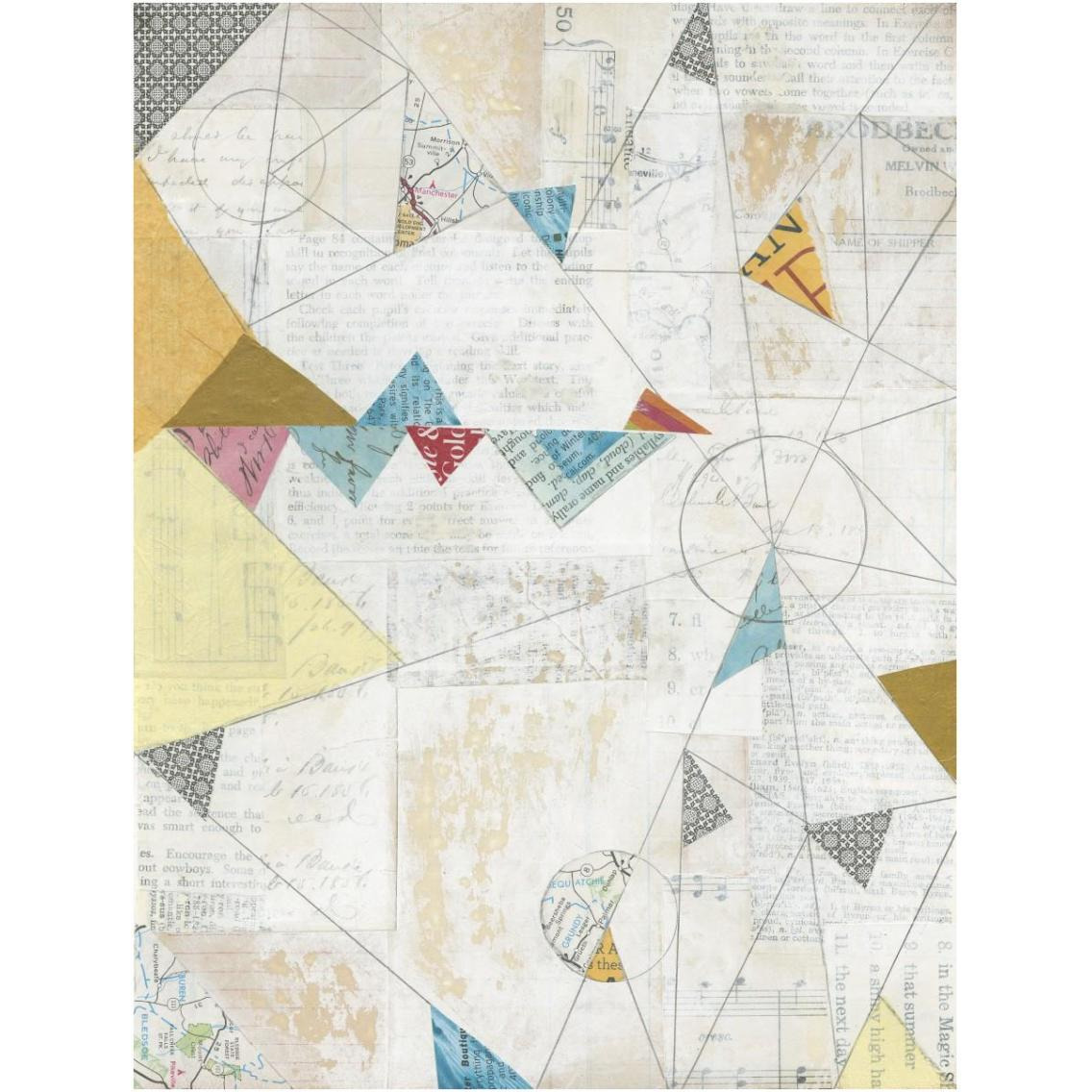 Map Collage -Paper Art-14&quotx18"