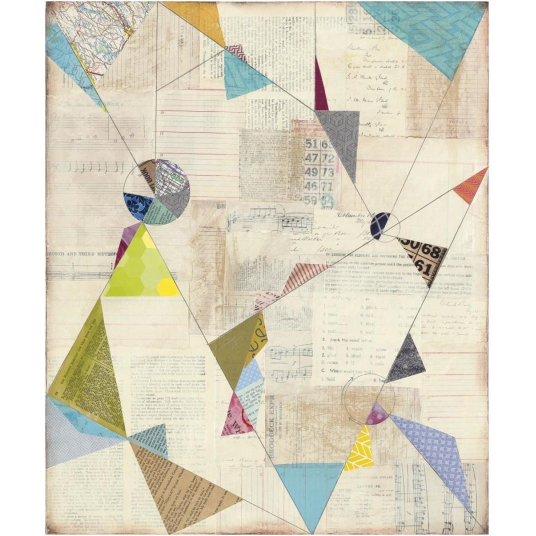 Geometric Background I v.2 -Paper Art-15.28&quotx18"