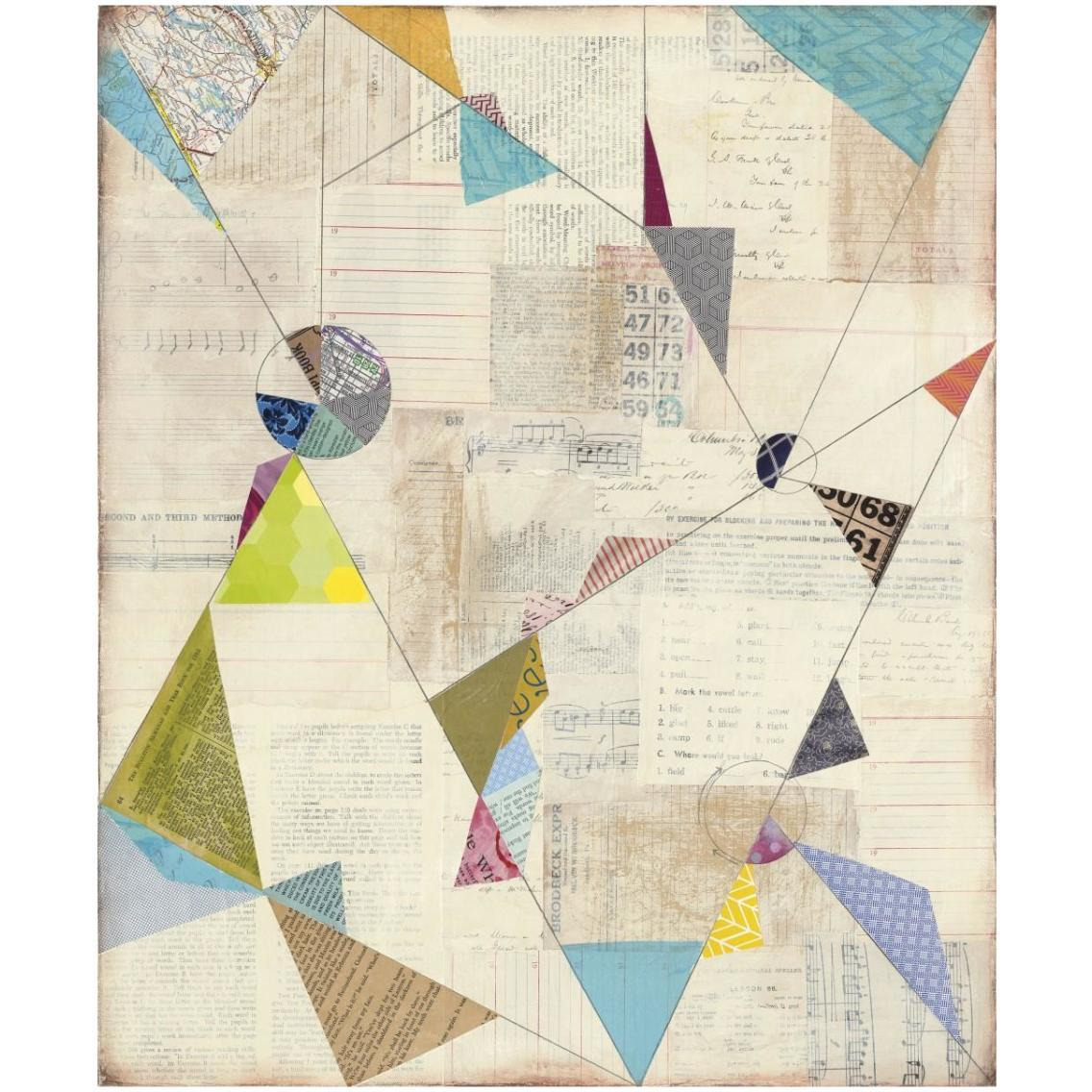 Geometric Background I v.2 -Paper Art-26.9&quotx32"