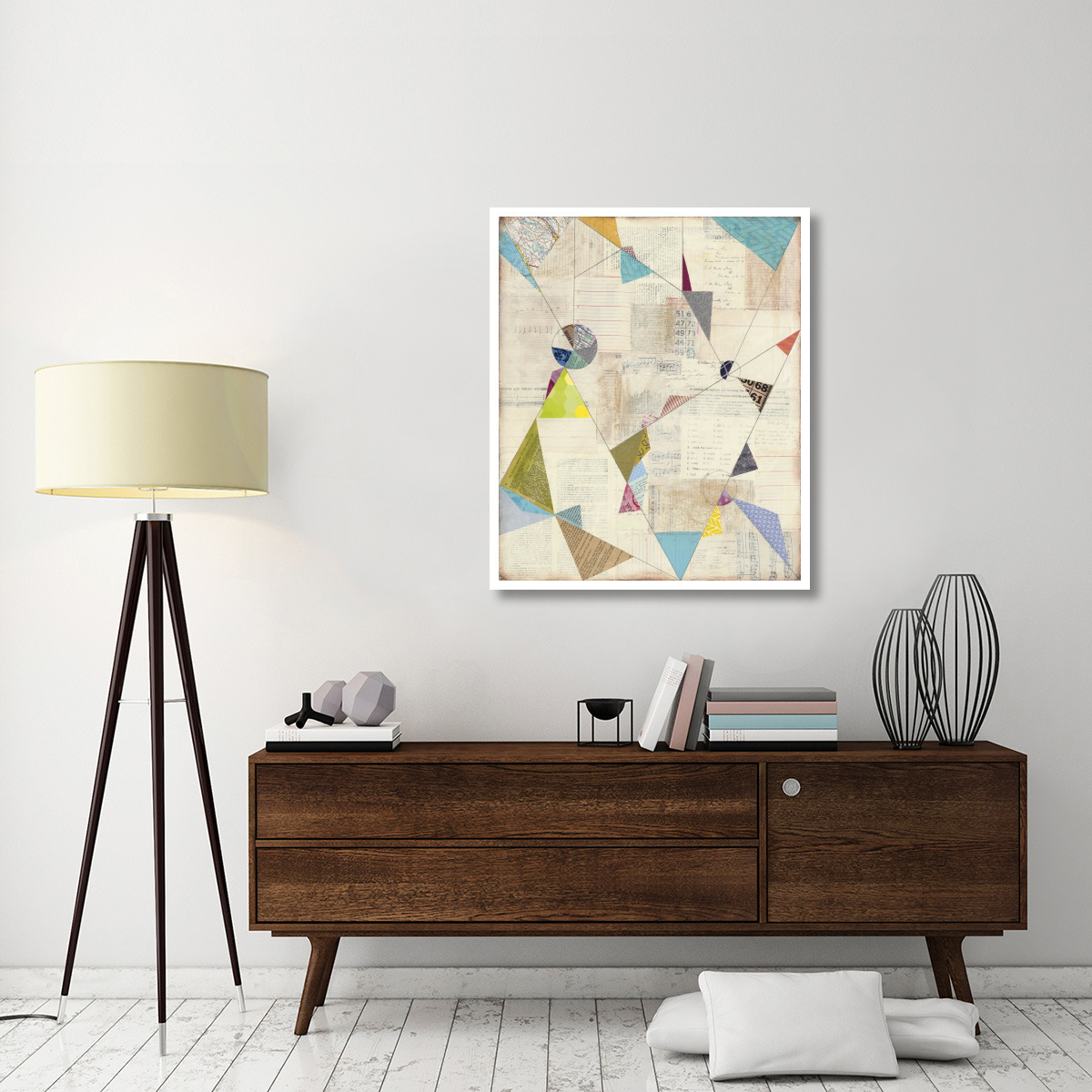 Geometric Background I v.2 -Paper Art-35.2&quotx42"