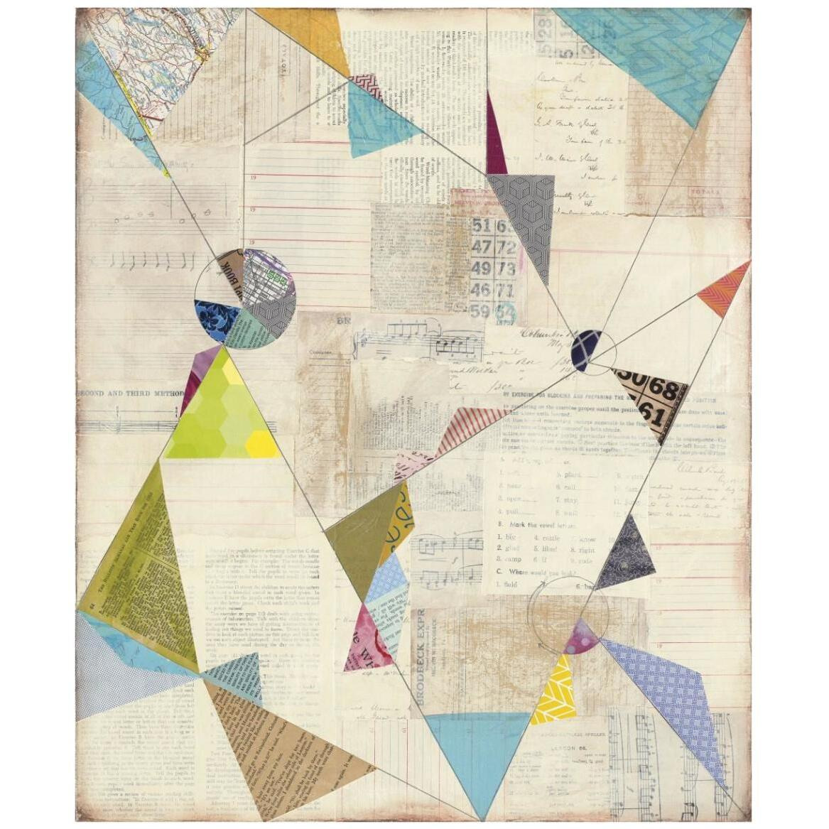 Geometric Background I v.2 -Paper Art-38.52&quotx46"