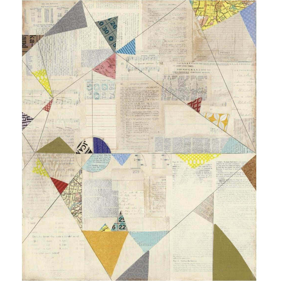 Geometric Background II v.2 -Paper Art-32.24&quotx38"