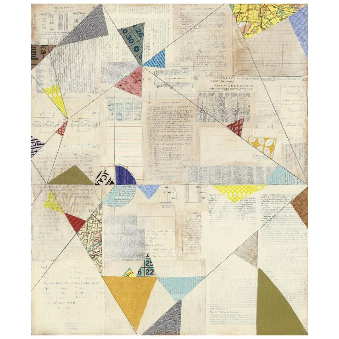 Geometric Background II v.2 -Paper Art-35.6&quotx42"