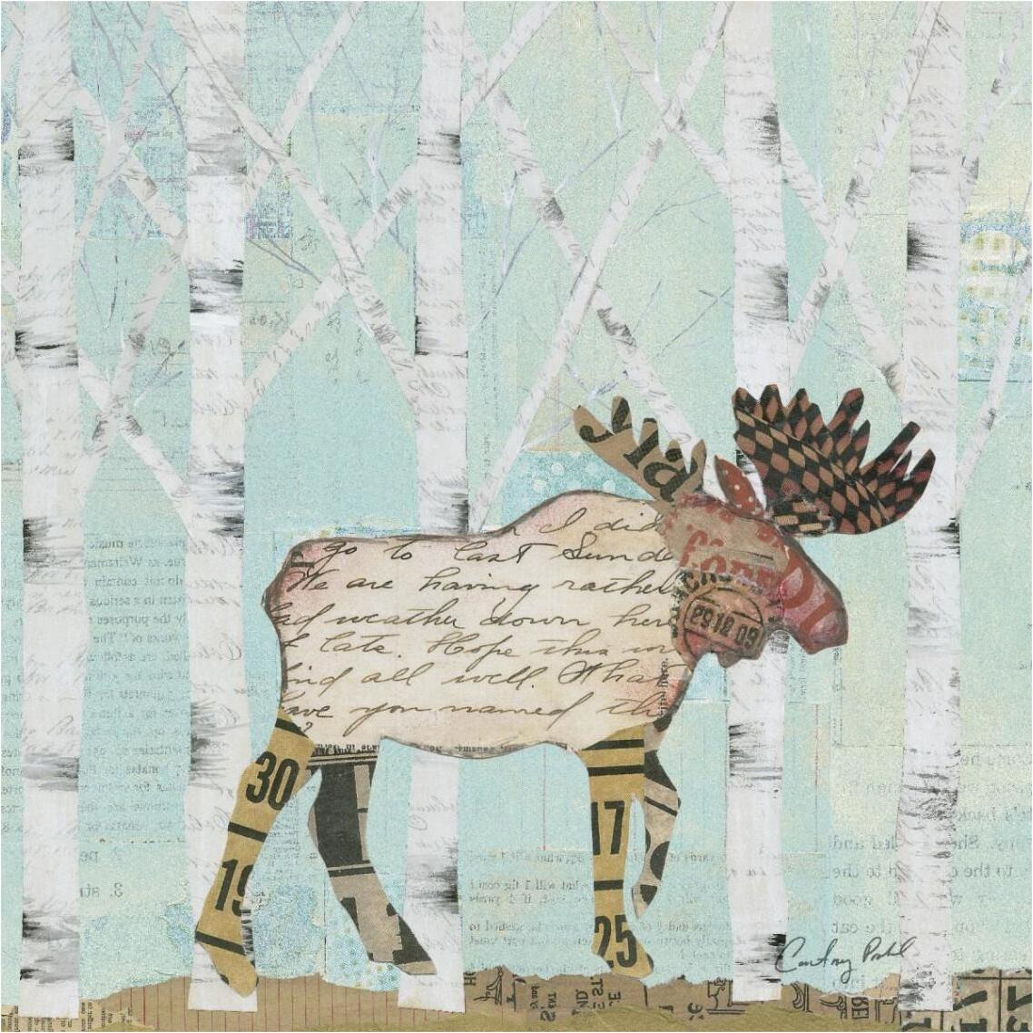 In the Forest I -Paper Art-38&quotx38"