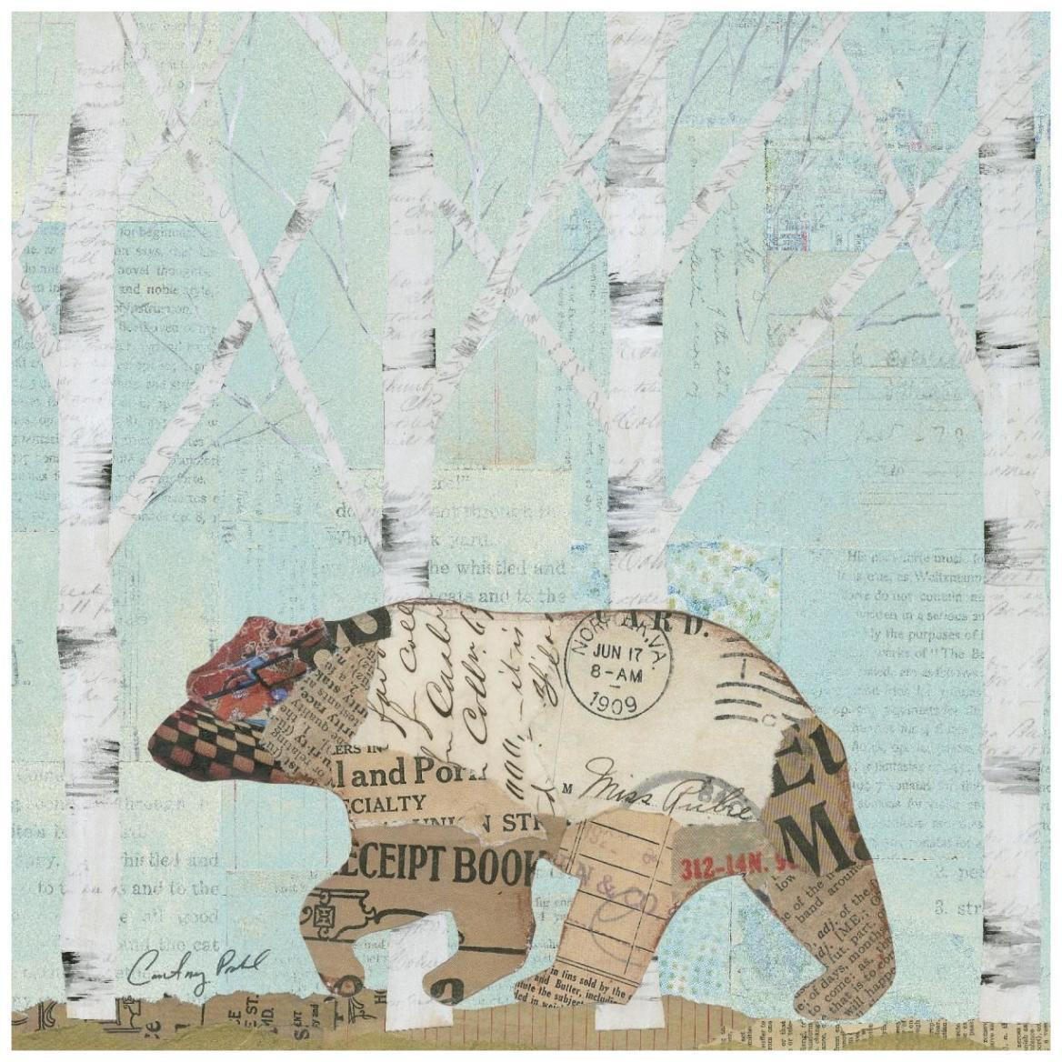 In the Forest II -Paper Art-42&quotx42"