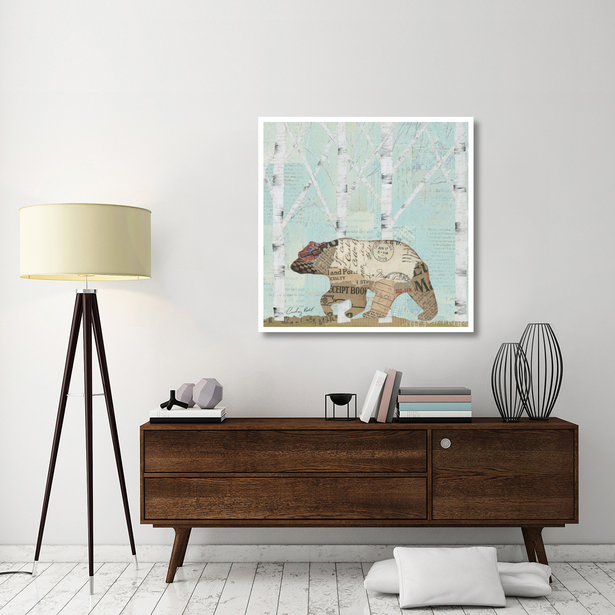 In the Forest II -Paper Art-42&quotx42"