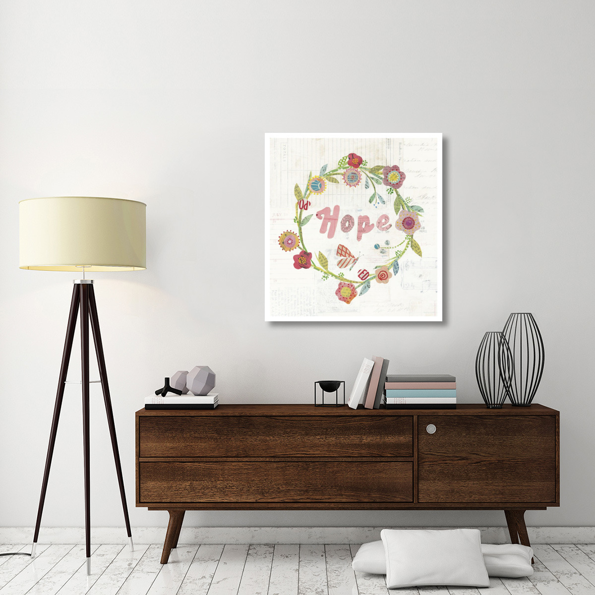 Wreath Inspiration II -Paper Art-35.84&quotx38"