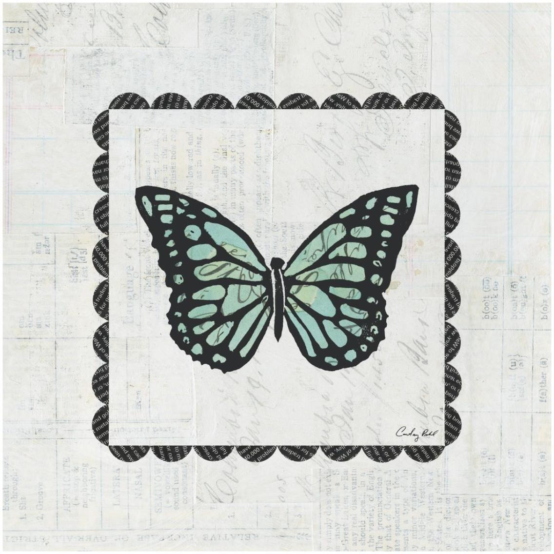 Butterfly Stamp -Paper Art-32&quotx32"