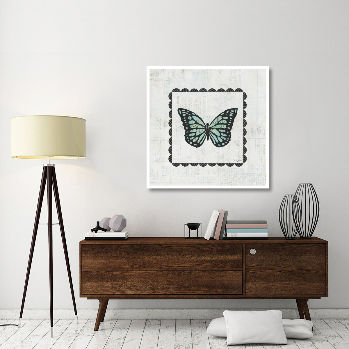 Butterfly Stamp -Paper Art-42&quotx42"