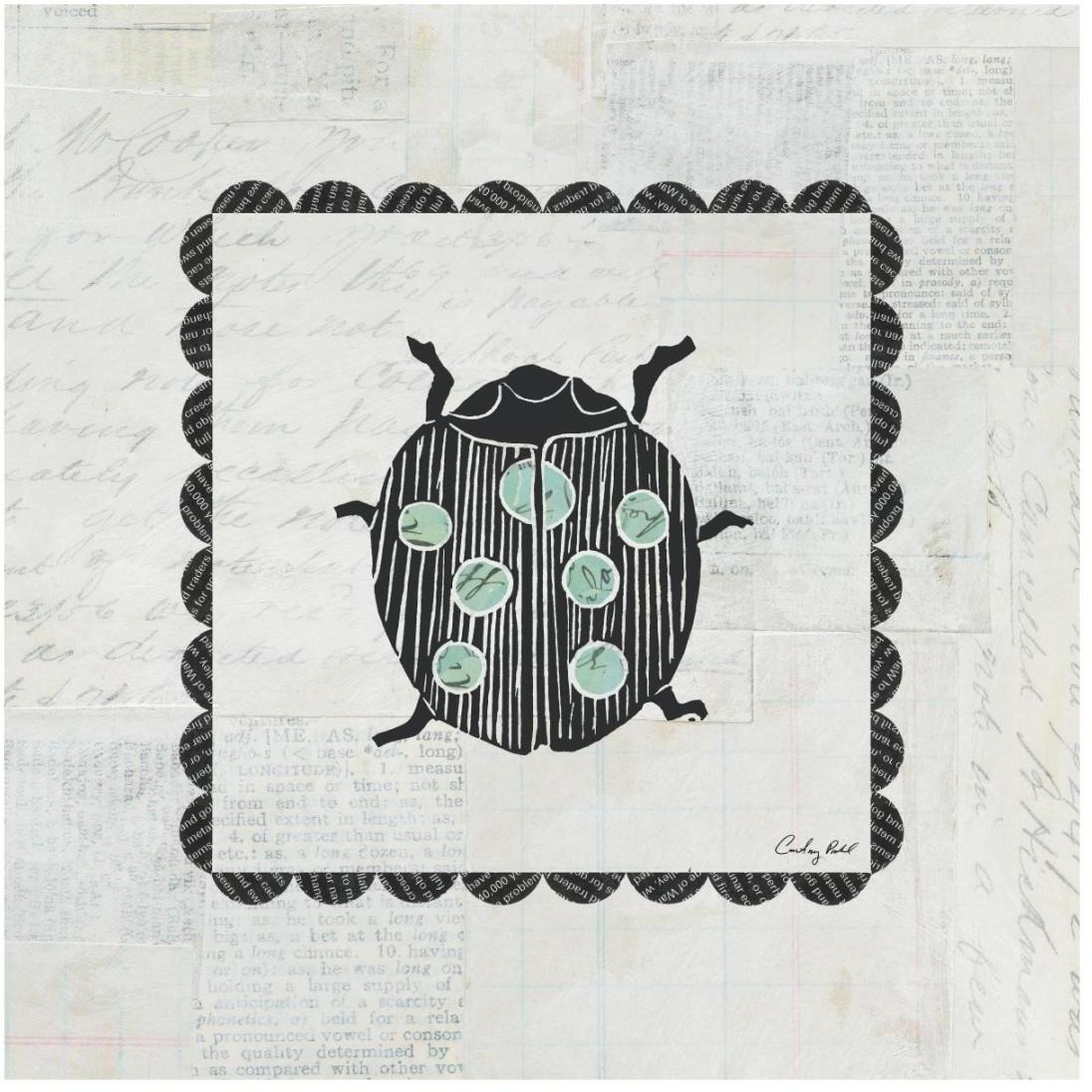 Ladybug Stamp -Paper Art-20&quotx20"