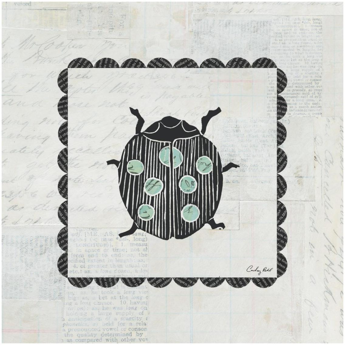Ladybug Stamp -Paper Art-32&quotx32"