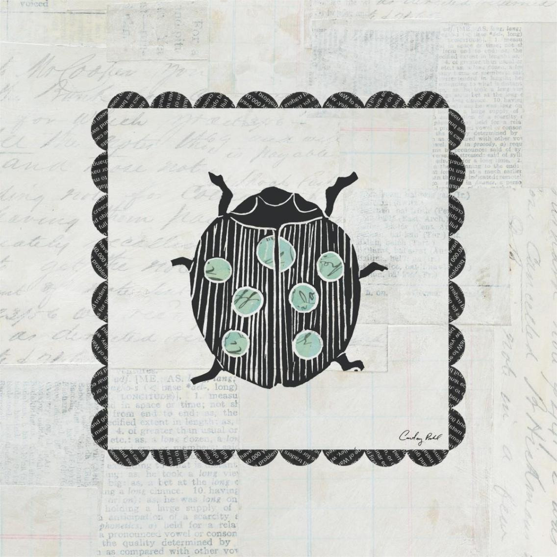 Ladybug Stamp -Paper Art-38&quotx38"