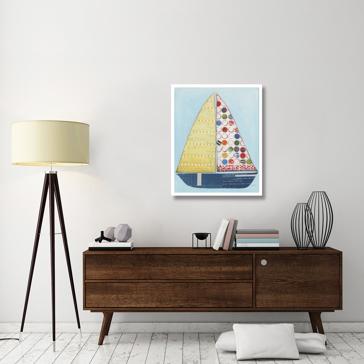 Wind and Waves I -Paper Art-30&quotx37"