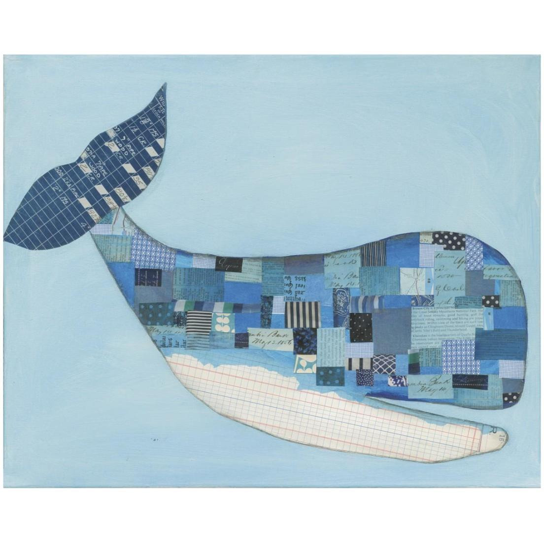 Wind and Waves II -Paper Art-22&quotx18"