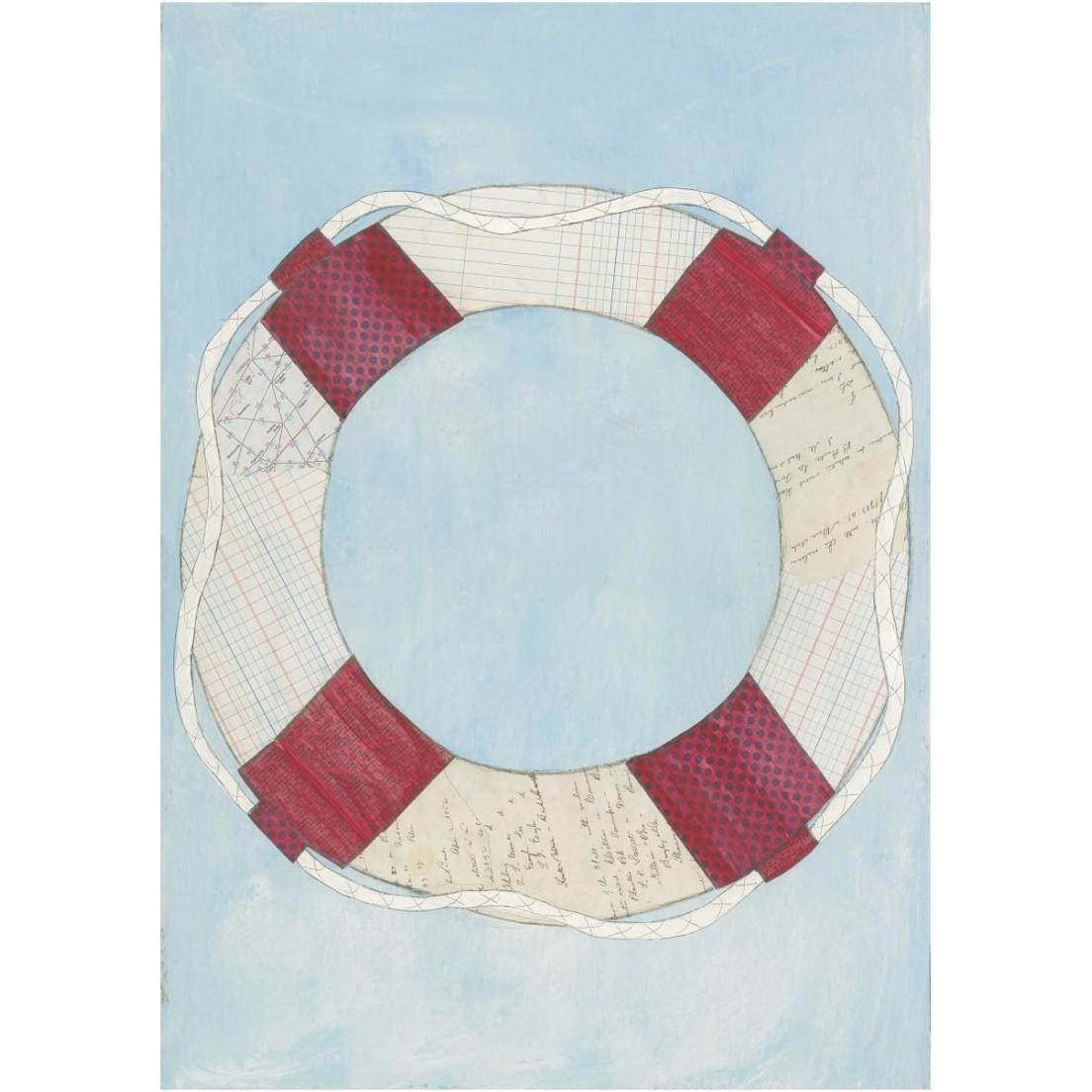 Wind and Waves III -Paper Art-17.62&quotx24"