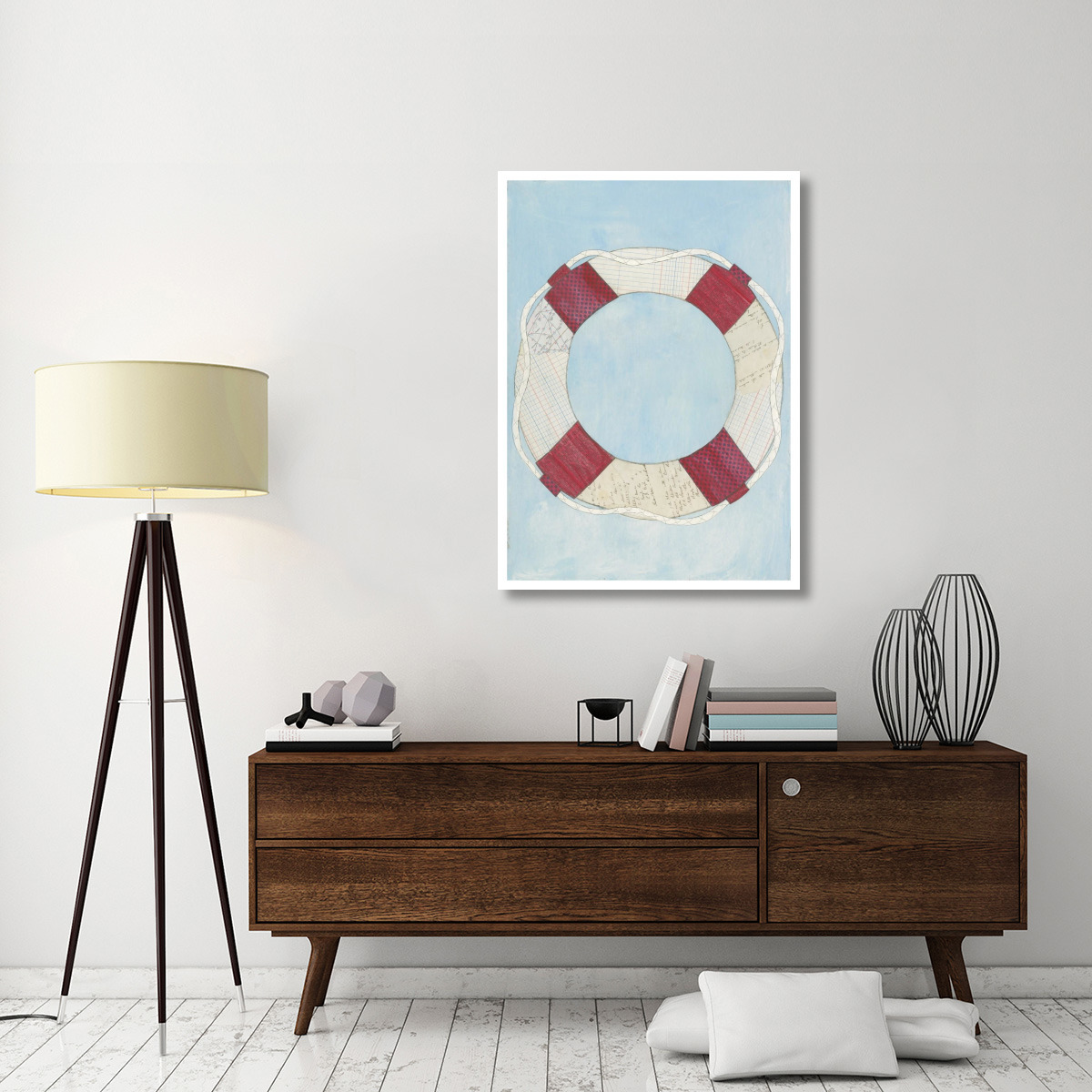 Wind and Waves III -Paper Art-33.24&quotx46"