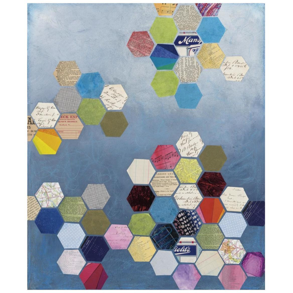 Honeycomb Background -Paper Art-35.2&quotx42"