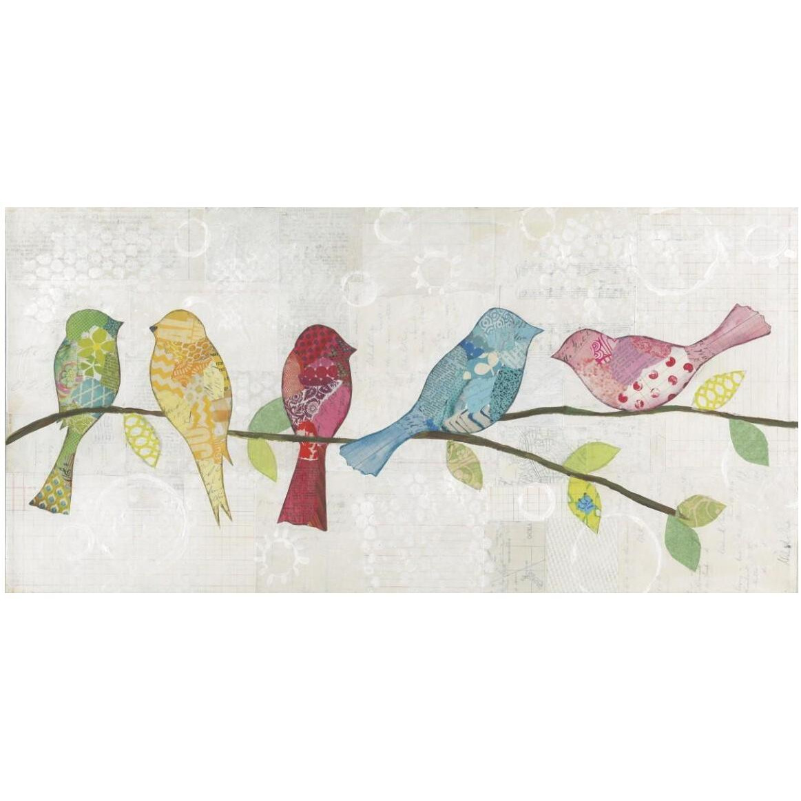 Catching Up I -Paper Art-50&quotx26"