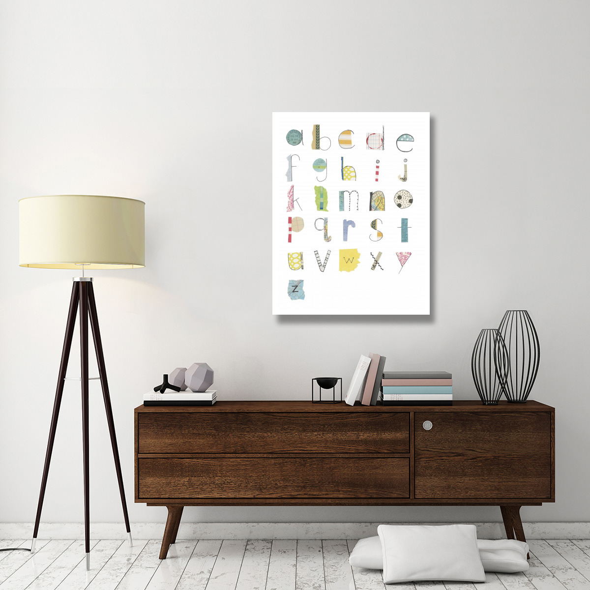 Alphabet II -Paper Art-32&quotx42"