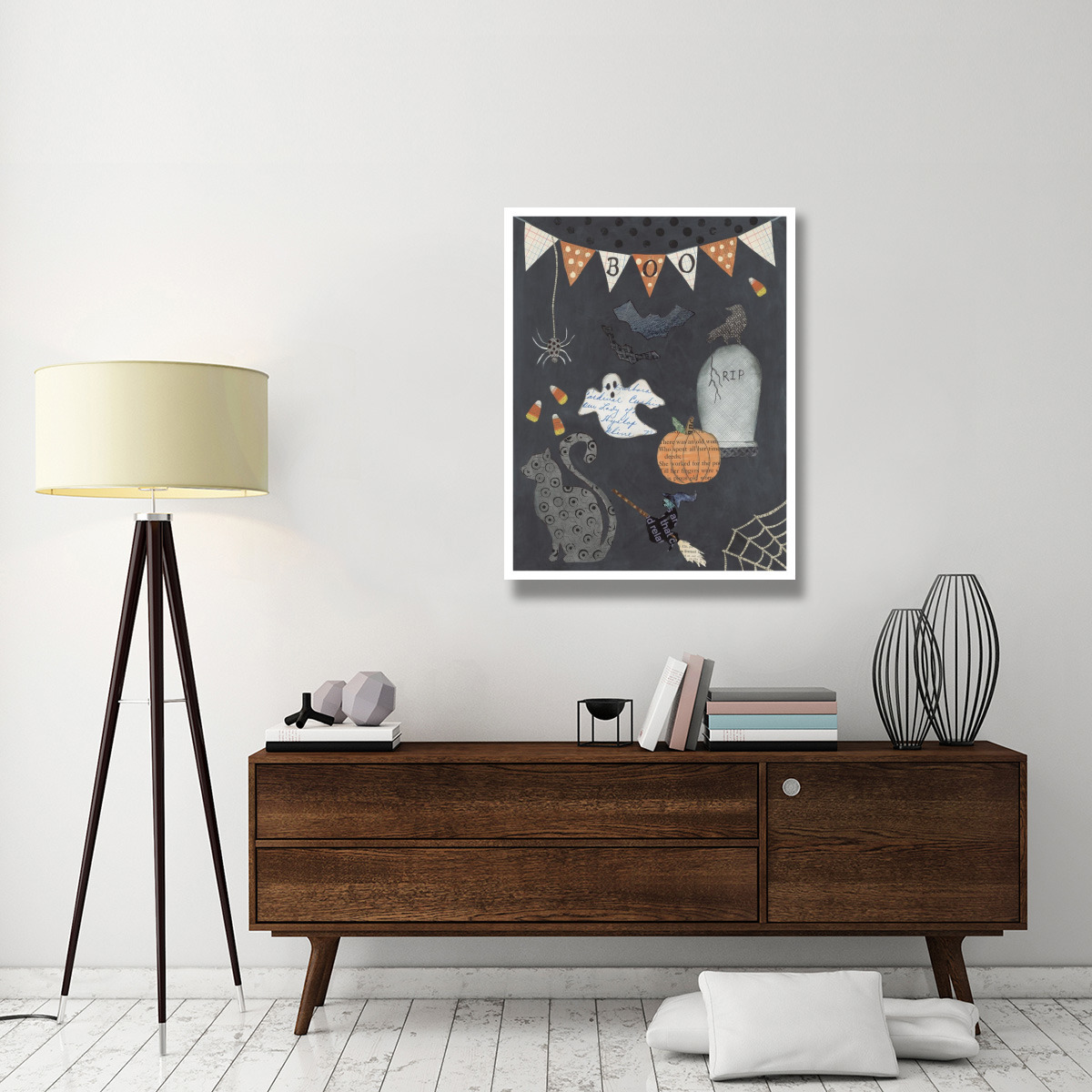 Halloween Whimsy II -Paper Art-32&quotx42"