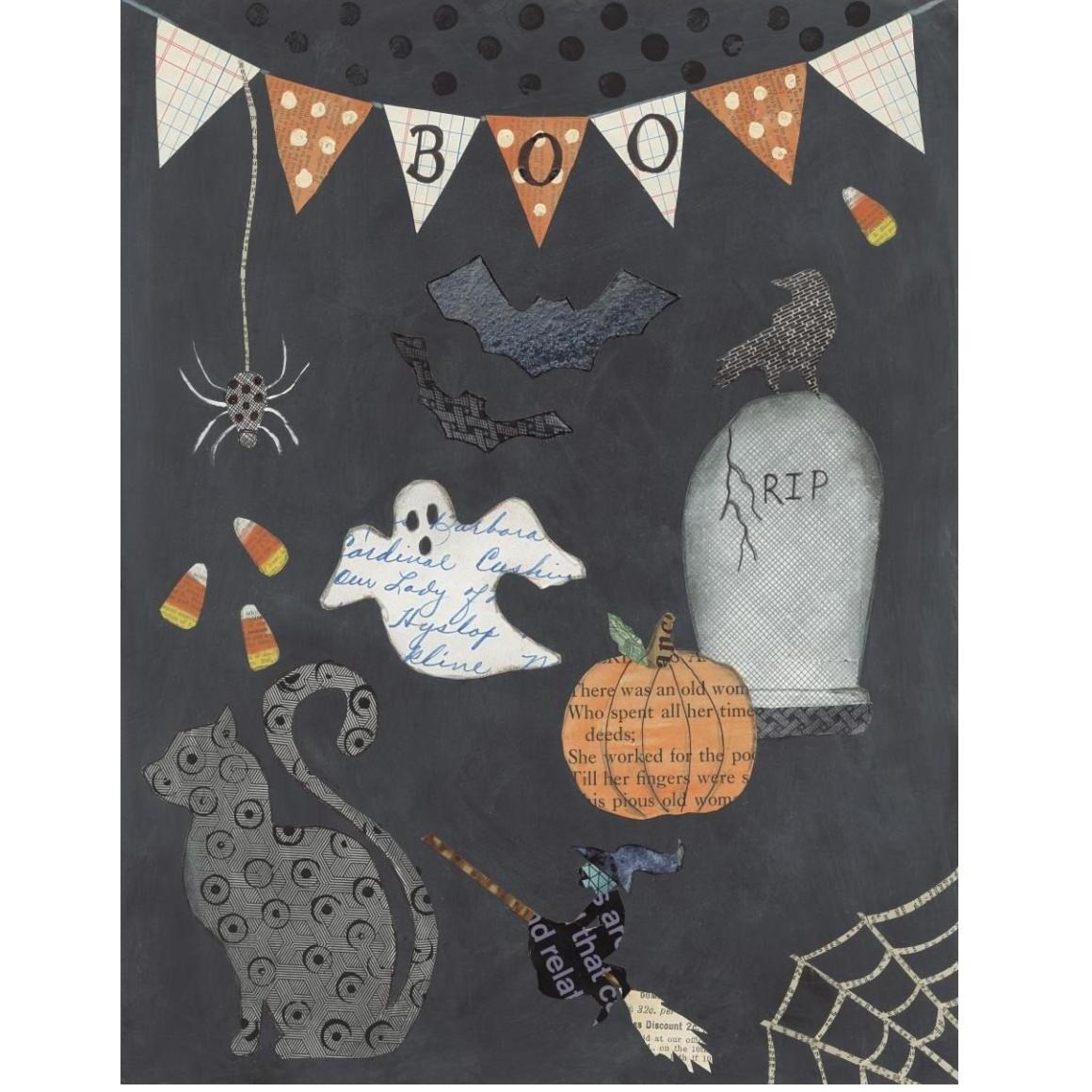 Halloween Whimsy II -Paper Art-38&quotx50"