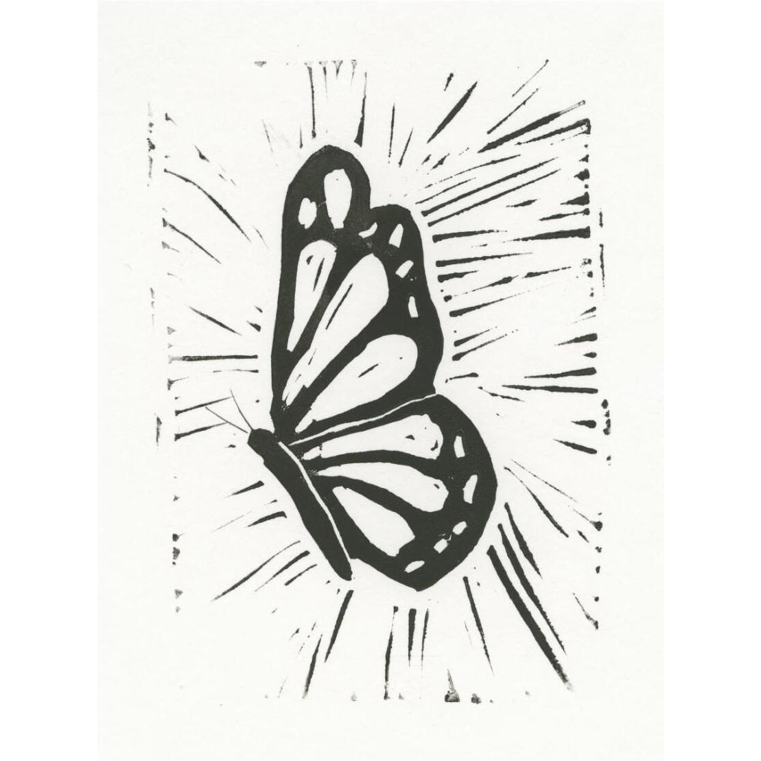 Butterfly Element I -Paper Art-20&quotx26"