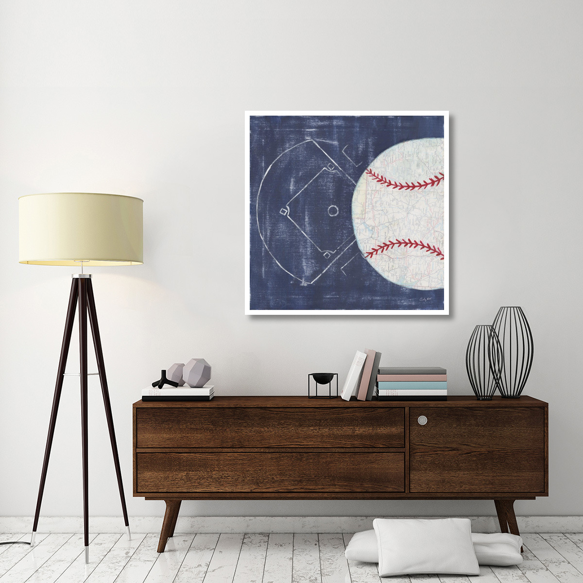 On the Field III -Paper Art-42&quotx42"
