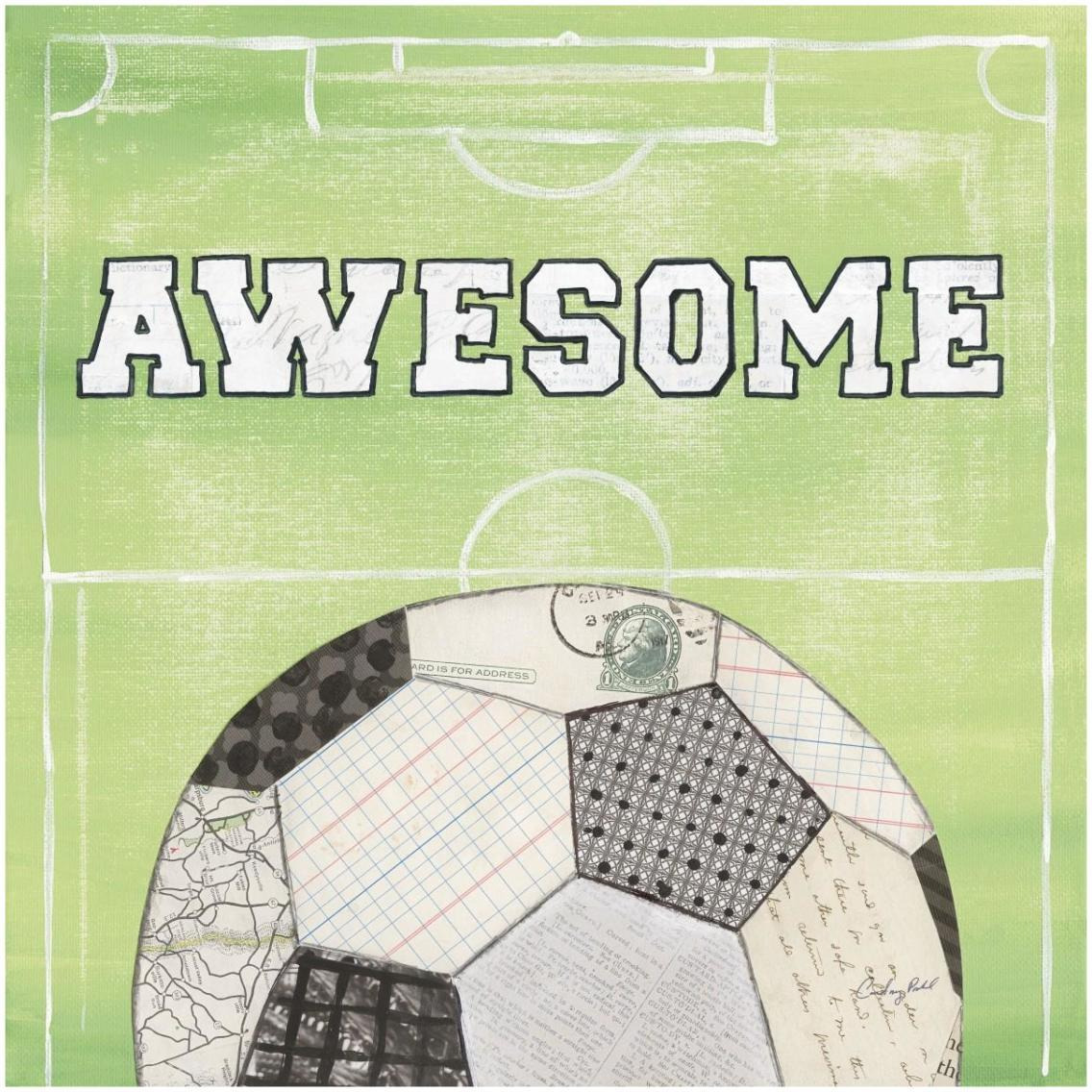 On the Field IV Awesome -Paper Art-32&quotx32"