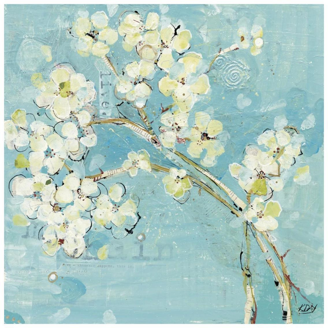 Live Turquoise -Paper Art-26&quotx26"