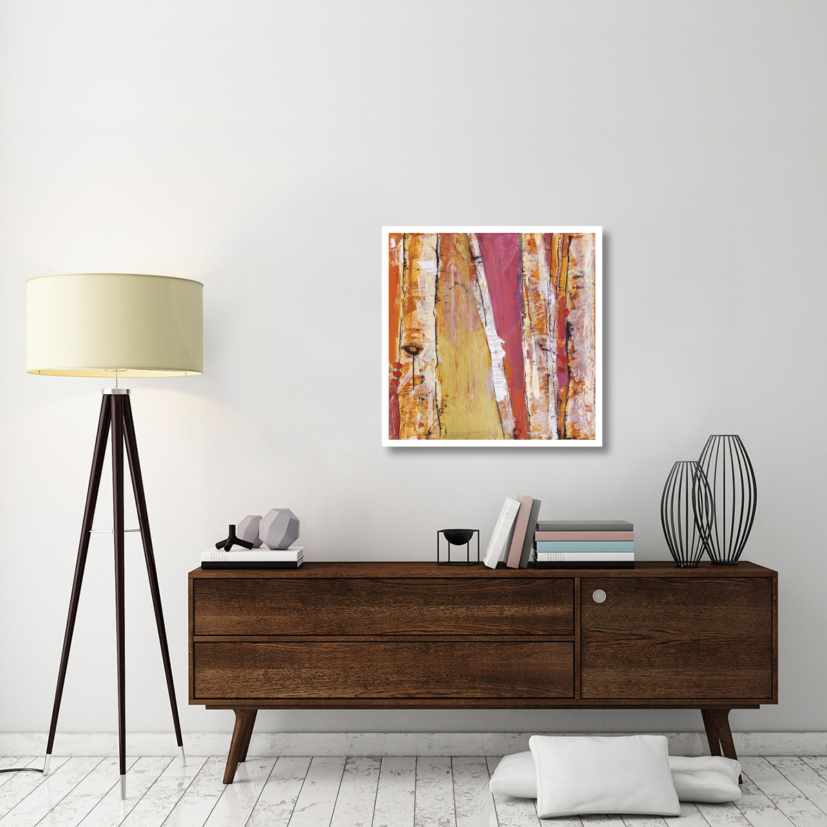 Where the Sun Sleeps I -Paper Art-32&quotx32"
