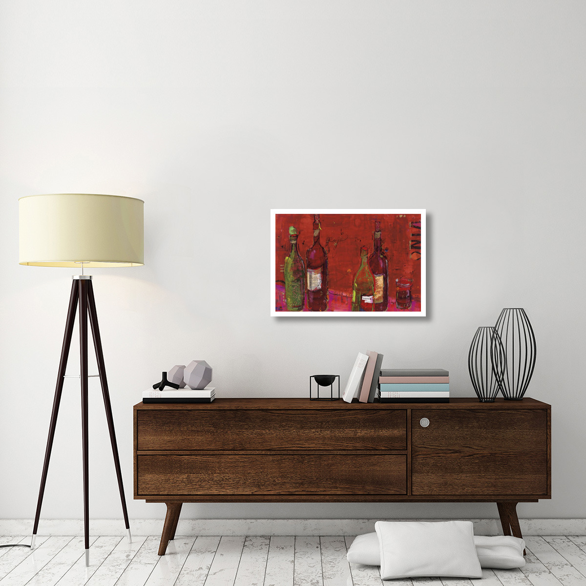 Vino Rojo -Paper Art-32&quotx22"